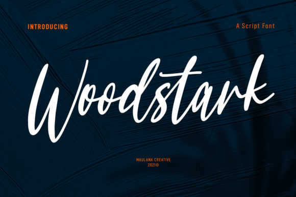 Woodstark Script Font