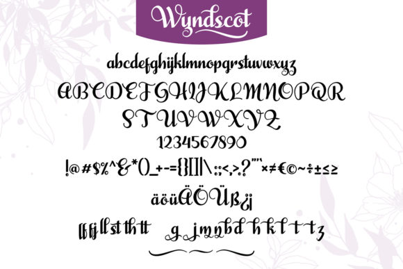 WyndScot Font Poster 5