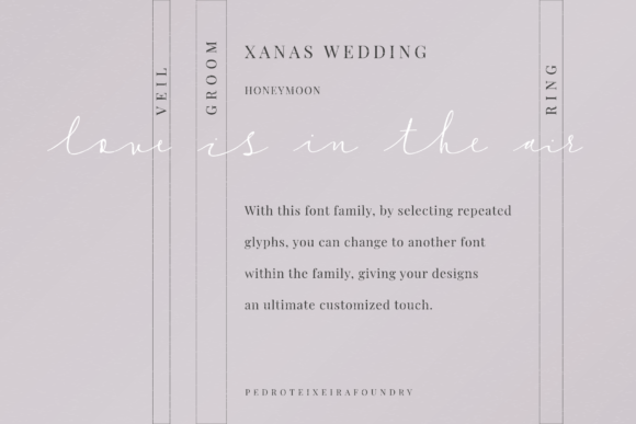 Xanas Wedding Font Poster 7
