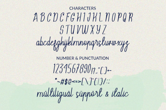 Yerana Font Poster 2