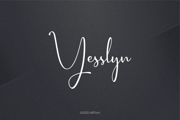 Yesslyn Font Poster 1