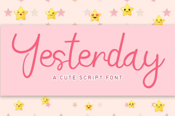 Yesterday Font Poster 1