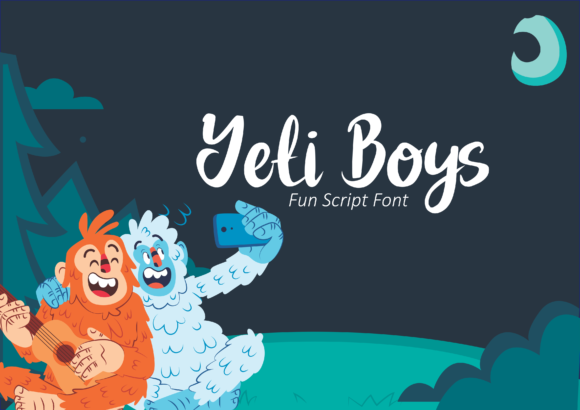 Yeti Boys Font Yeti Boys Font Poster 1