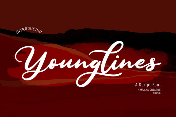 Younglines Script Font