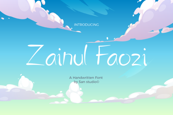 Zainul Faozi Font Poster 1
