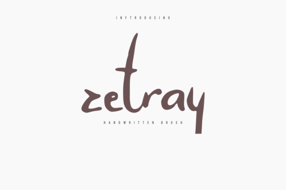Zetray Font Poster 1