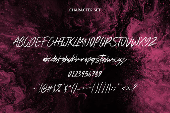 Zupiters Brush Font Poster 8