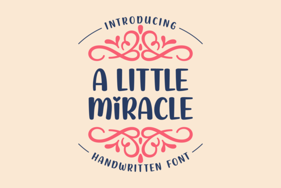 A Little Miracle Font A Little Miracle Font Poster 1