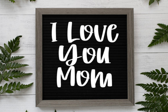 A Mothers Love Font Poster 2