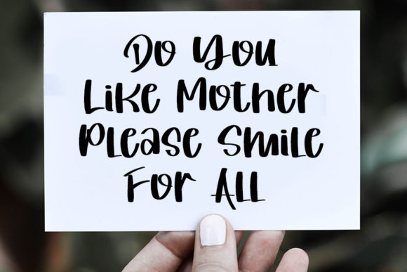 A Mothers Love Font Poster 4