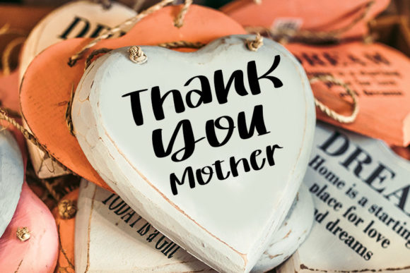 A Mothers Love Font Poster 5