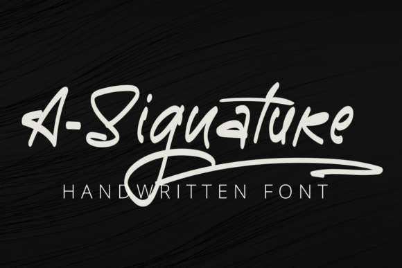 A-Signature Font