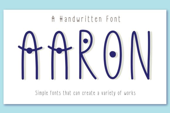 Aaron Font Poster 1