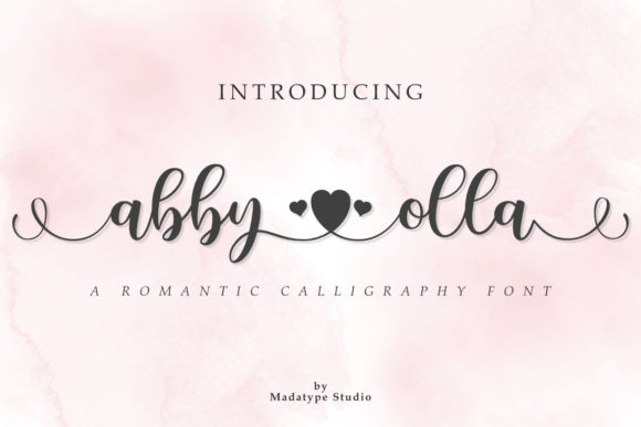 Abby Olla Font Poster 1