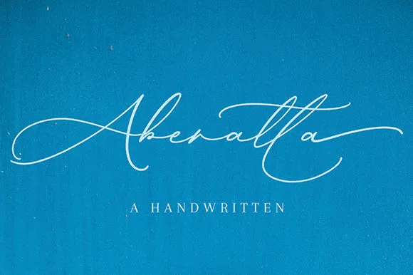 Aberatta Font Aberatta Font Poster 1