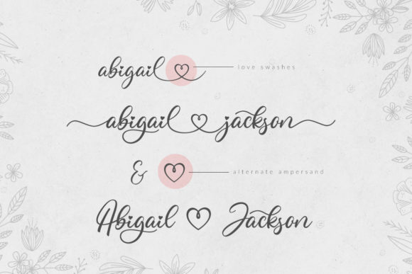 Abigail Font Poster 4