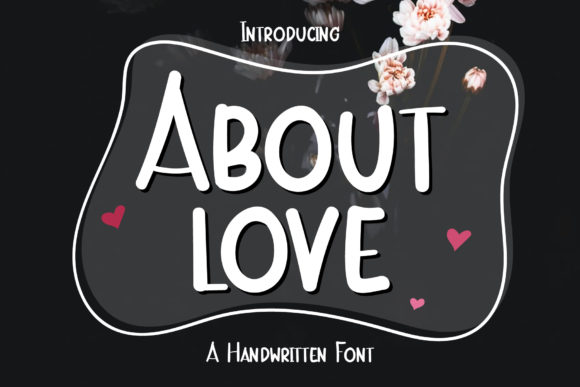 About Love Font Poster 1