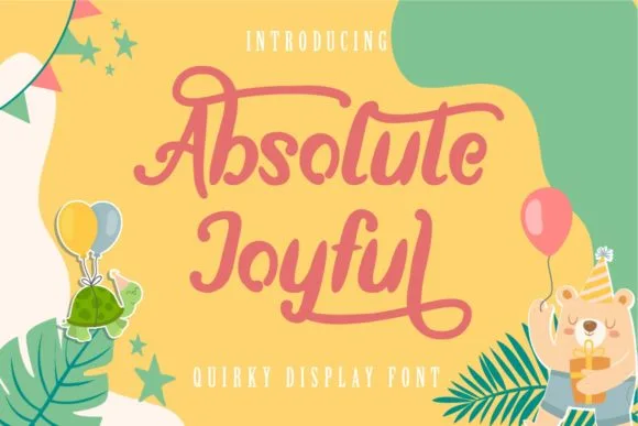Absolute Joyful Font Absolute Joyful Font Poster 1