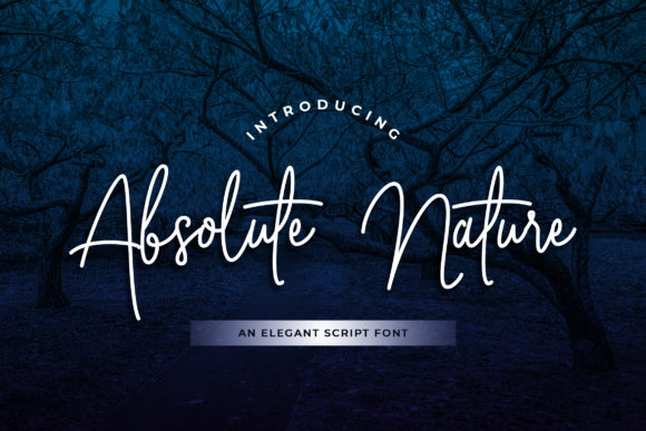 Absolute Nature Font Poster 1