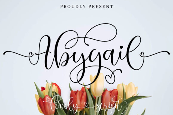 Abygail Font Poster 1