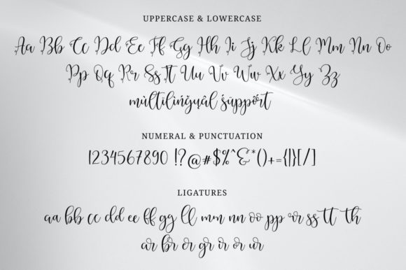 Abygail Font Poster 10