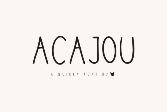 Acajou Font