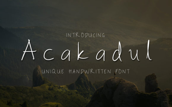 Acakadul Font