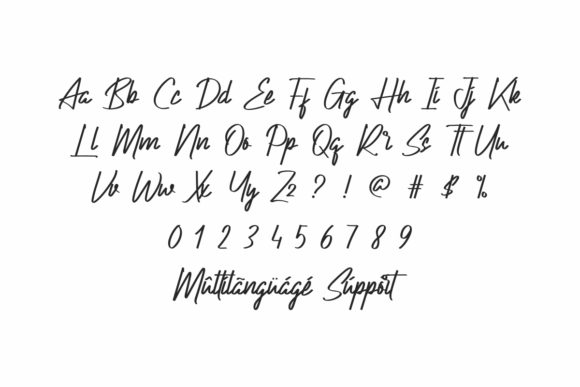 Actinide Font Poster 3