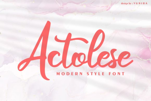 Actolese Font Poster 1