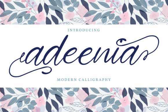 Adeenia Font Poster 1