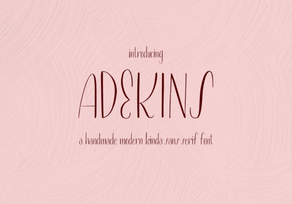 Adekins Font Poster 1