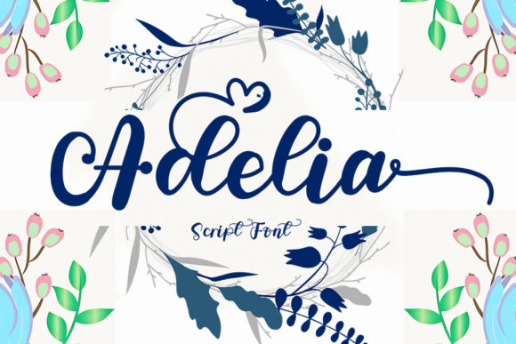 Adelia Font Poster 1