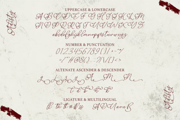Adisty Font Poster 6