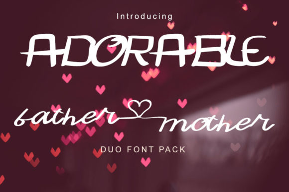 Adorable Font Poster 1