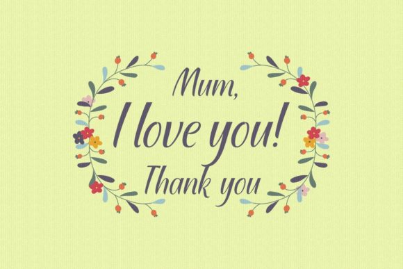 Adorable Mother Font Poster 3
