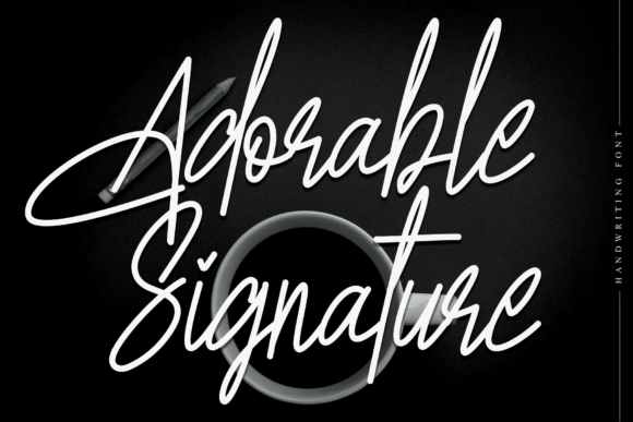 Adorable Signature Font
