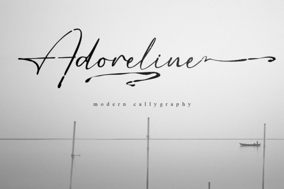 Adoreline Font Poster 1
