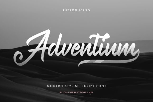 Adventium Font Poster 1