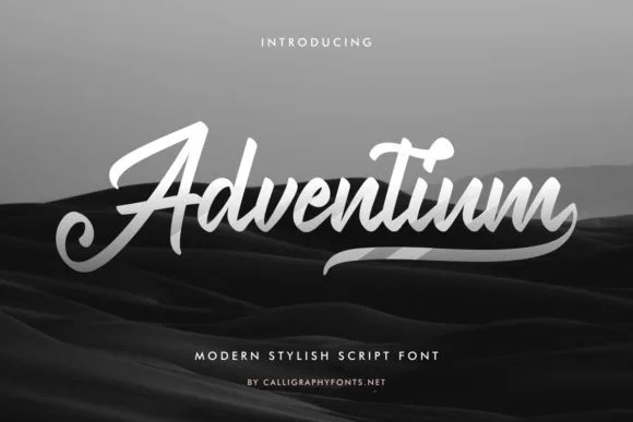 Adventium Font Adventium Font Poster 1