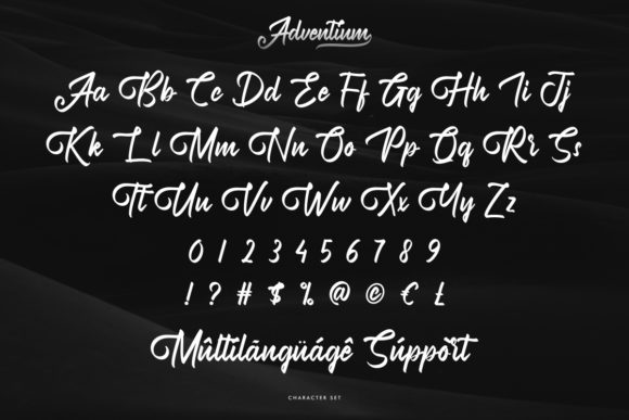 Adventium Font Poster 5