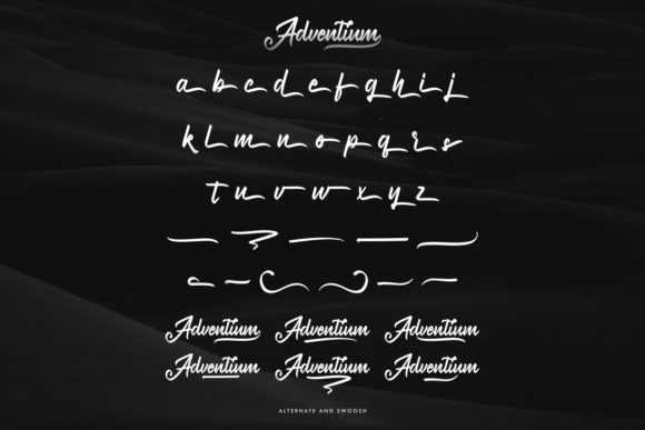 Adventium Font Poster 9