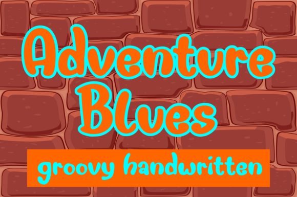 Adventure Blues Font Poster 1