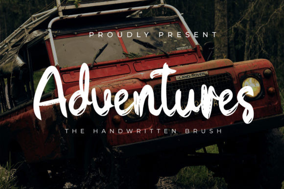 Adventures Font Poster 1