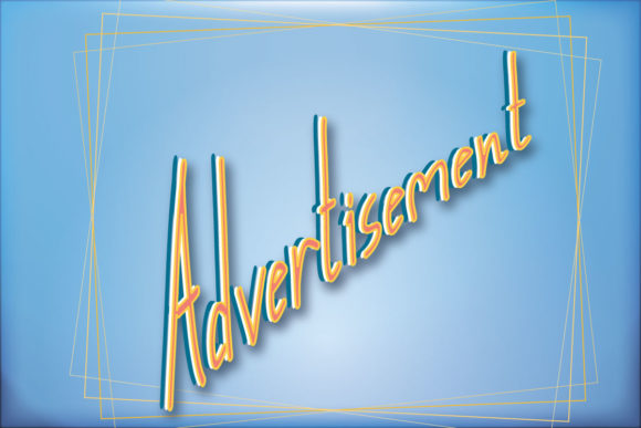 Advertisement Font Poster 1