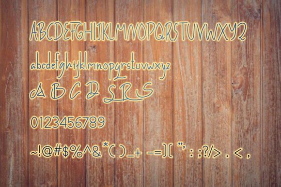 Advertisement Font Poster 4