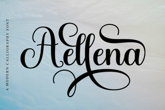 Aellena Font Poster 1