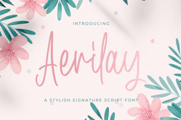 Aerilay Font Poster 1