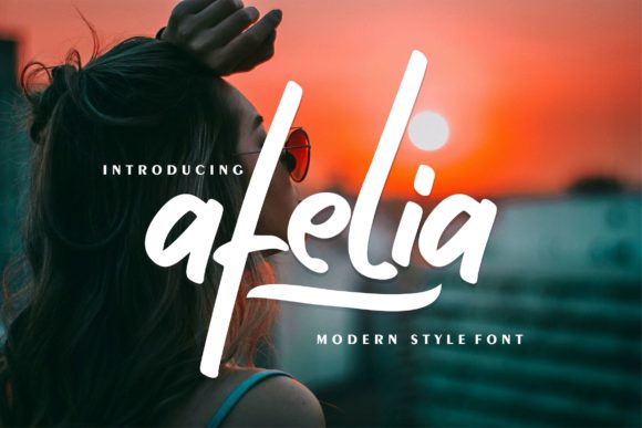 Afelia Font Poster 1