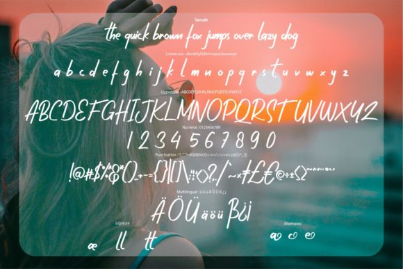 Afelia Font Poster 6