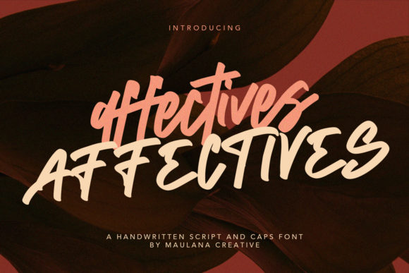 Affectives Font Poster 1